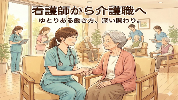 【看護師から介護職へ】病院疲れにさようなら？施設で働く「意外なメリット」と年収のリアル